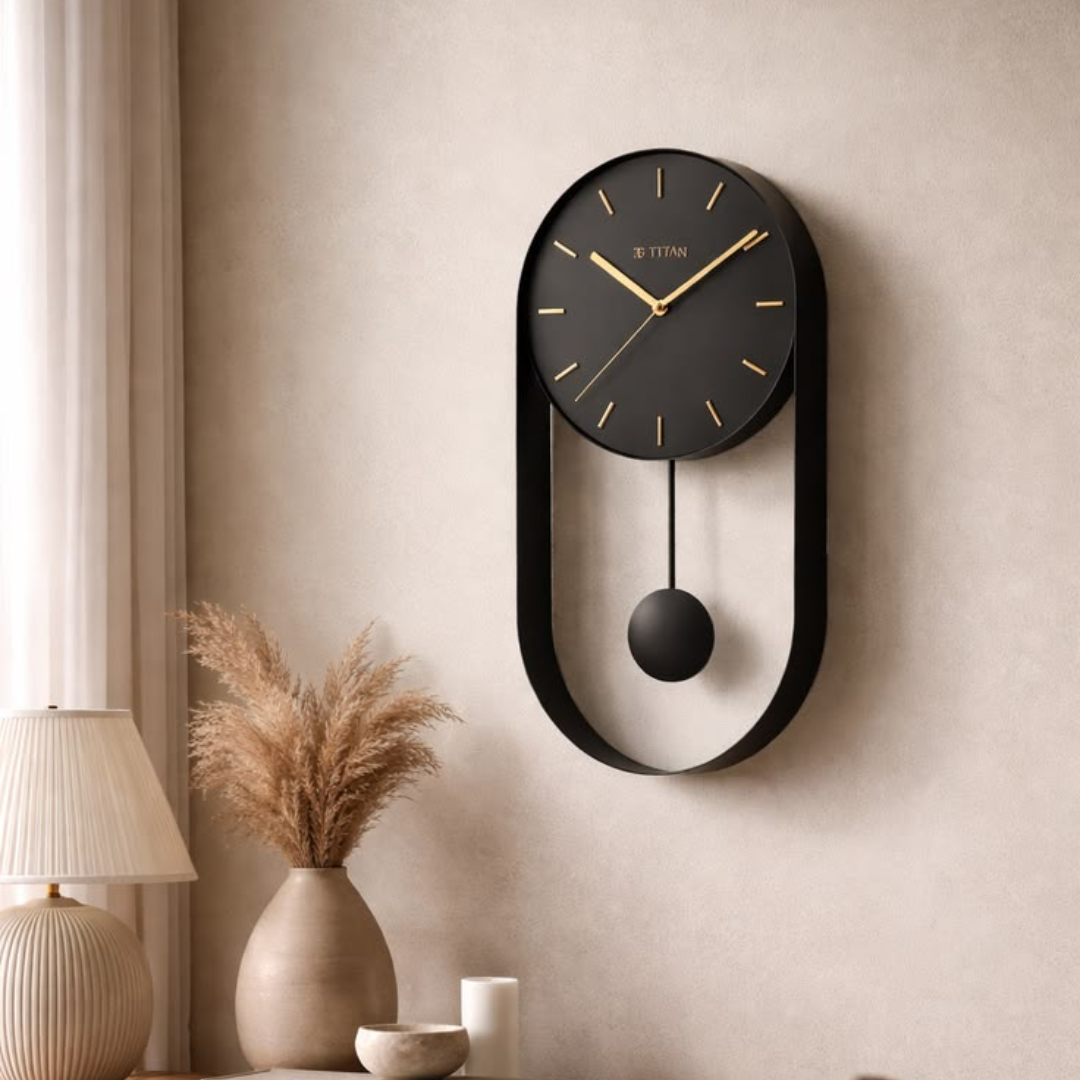 Modern Minimalist Pendulum Wall Clock